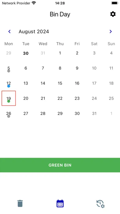 صور Bin Day App
