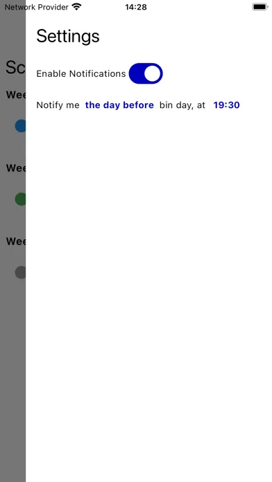 صور Bin Day App