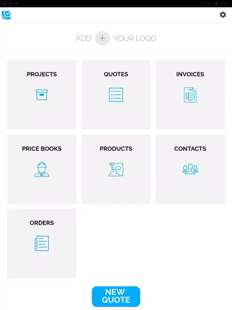 Capturas de tela do EstimateONSITE for contractors iPad 
