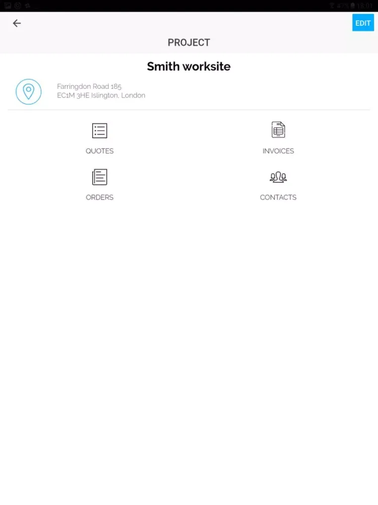 Capturas de tela do EstimateONSITE for contractors iPad 