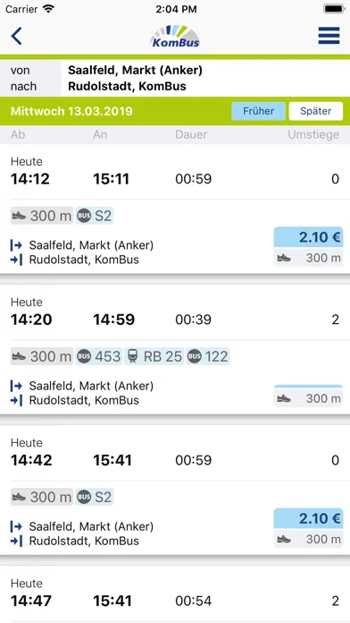 KomBus Screenshots