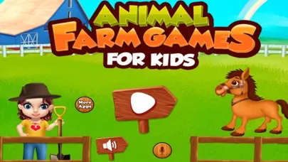 Animal Farm Games For Kids : animals and farming activities in this game for kids and girls - FREE স্ক্রিনশট