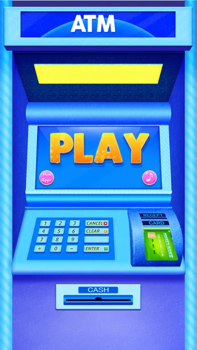 Capturas de tela do ATM Simulator Cash and Money