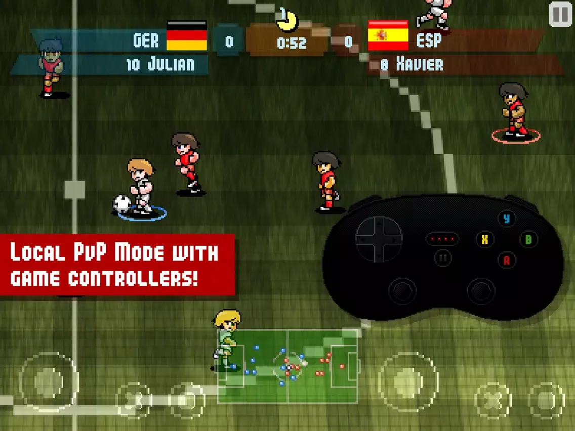 Captures d'écran de Pixel Cup Soccer iPad 