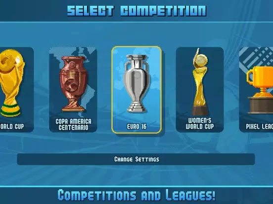 Pixel Cup Soccer 16 iPad  स्क्रीनशॉट