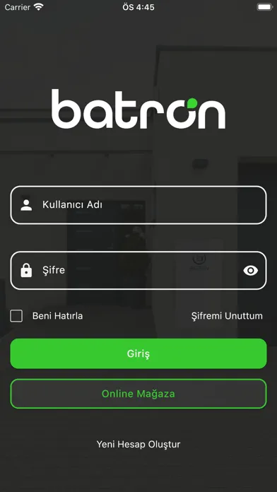 Zrzuty ekranu Batron Enerji
