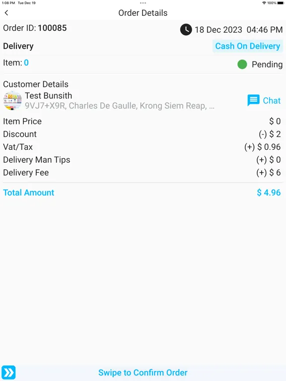 Ảnh chụp màn hình của BCC KH Vendor iPad 