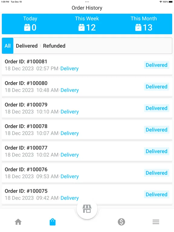 Ảnh chụp màn hình của BCC KH Vendor iPad 