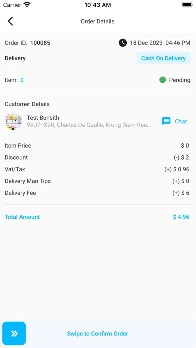 Ảnh chụp màn hình của BCC KH Vendor
