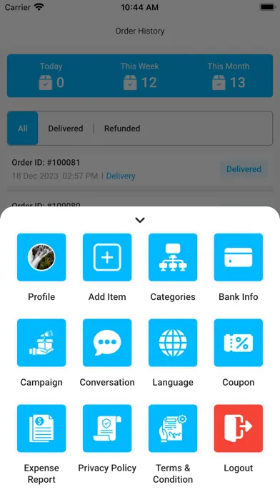Ảnh chụp màn hình của BCC KH Vendor