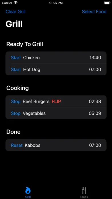 Barbecue Timer سکرین شاٹس