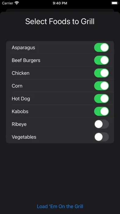 Barbecue Timer سکرین شاٹس