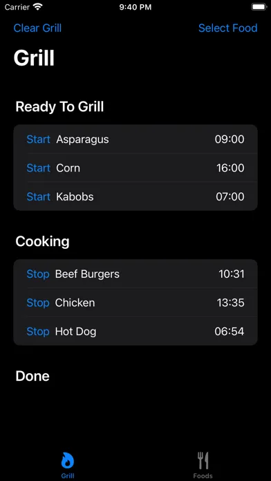 Barbecue Timer سکرین شاٹس