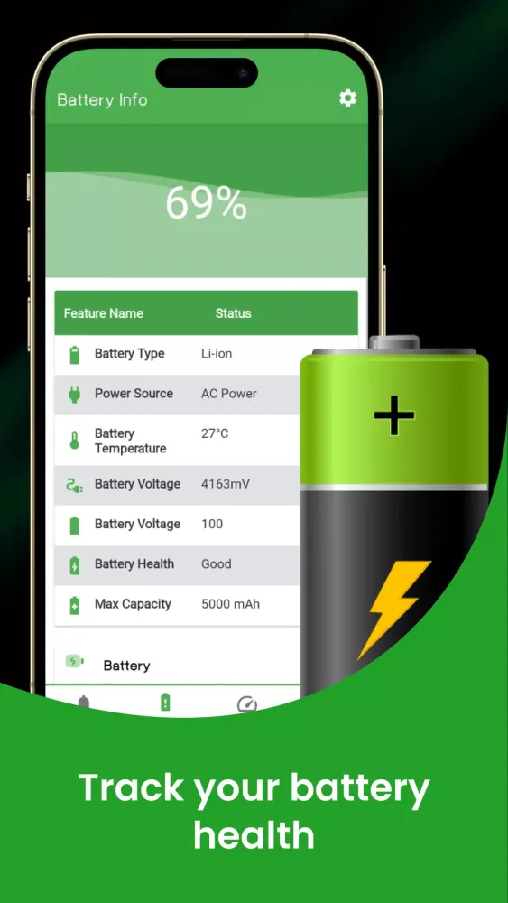 Capturas de tela do Battery Sound Notification