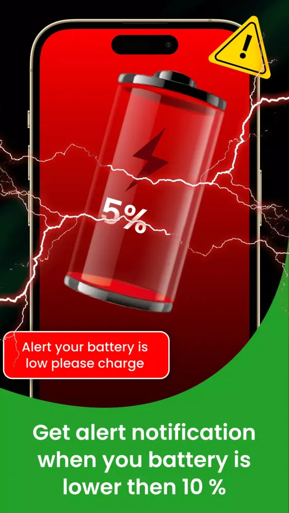 Capturas de tela do Battery Sound Notification