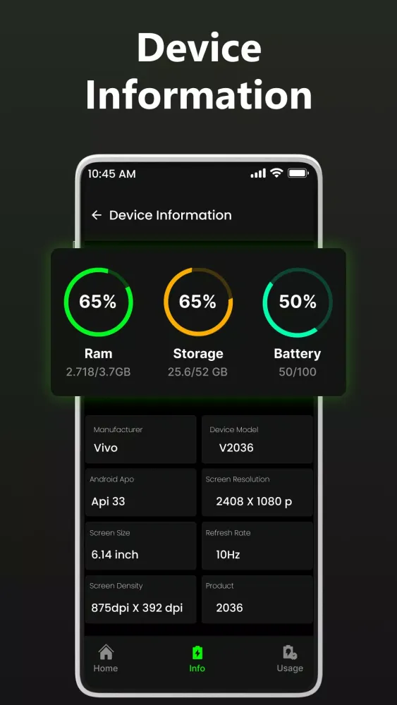 Full Battery Charge Alarm Screenshots