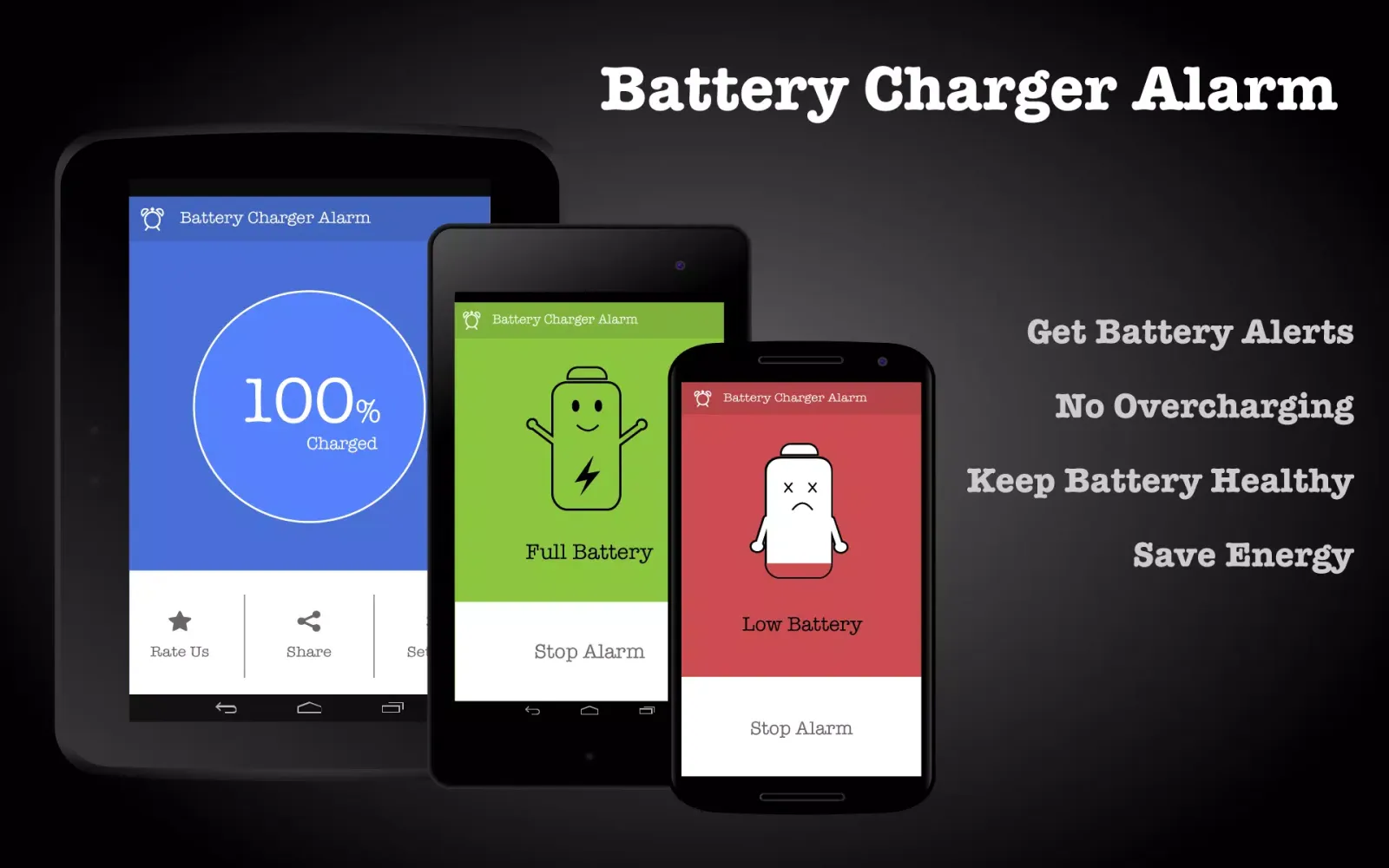 Battery Charger Alarm Screenshots