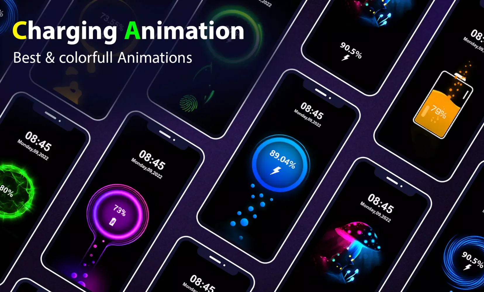 Tangkapan skrin Funky Smile Charging Animation