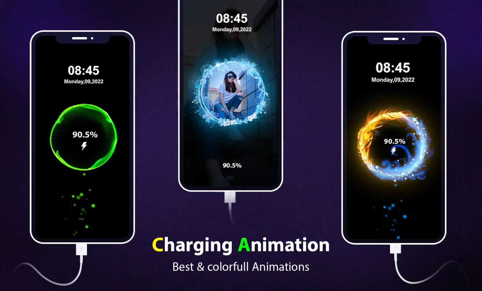 Tangkapan skrin Funky Smile Charging Animation