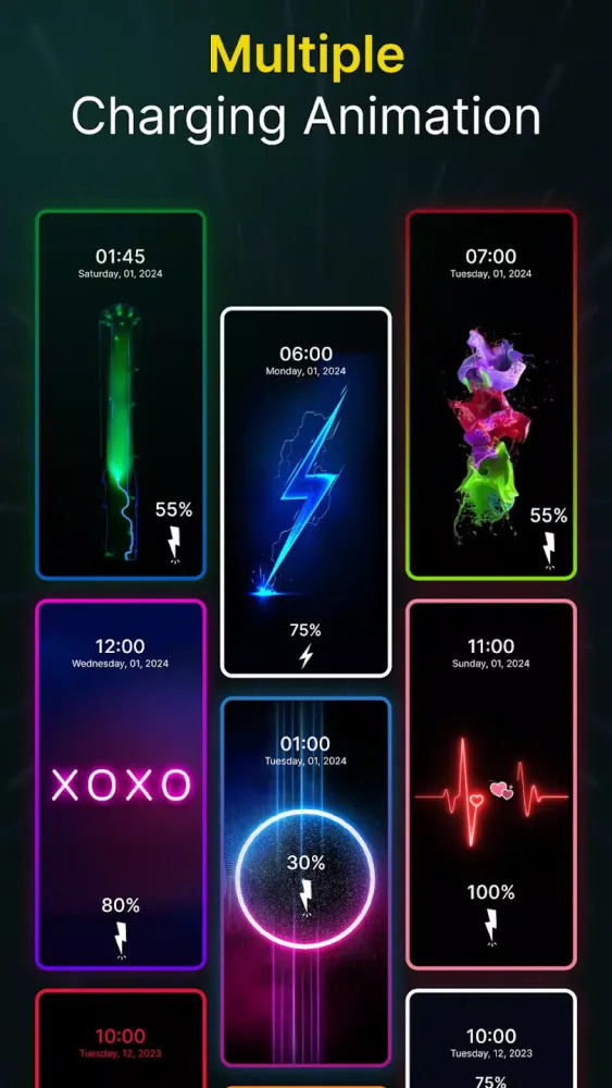 Battery Charging Animation Screenshots
