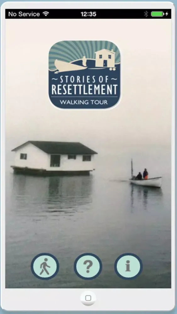 Capturas de tela do Arnolds Cove Resettlement Walk