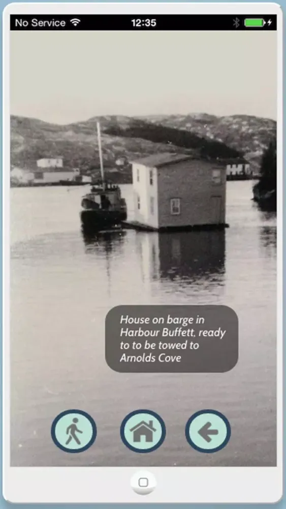 Capturas de tela do Arnolds Cove Resettlement Walk