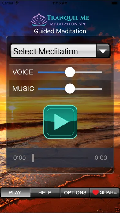 Tangkapan layar Tranquil Me meditation