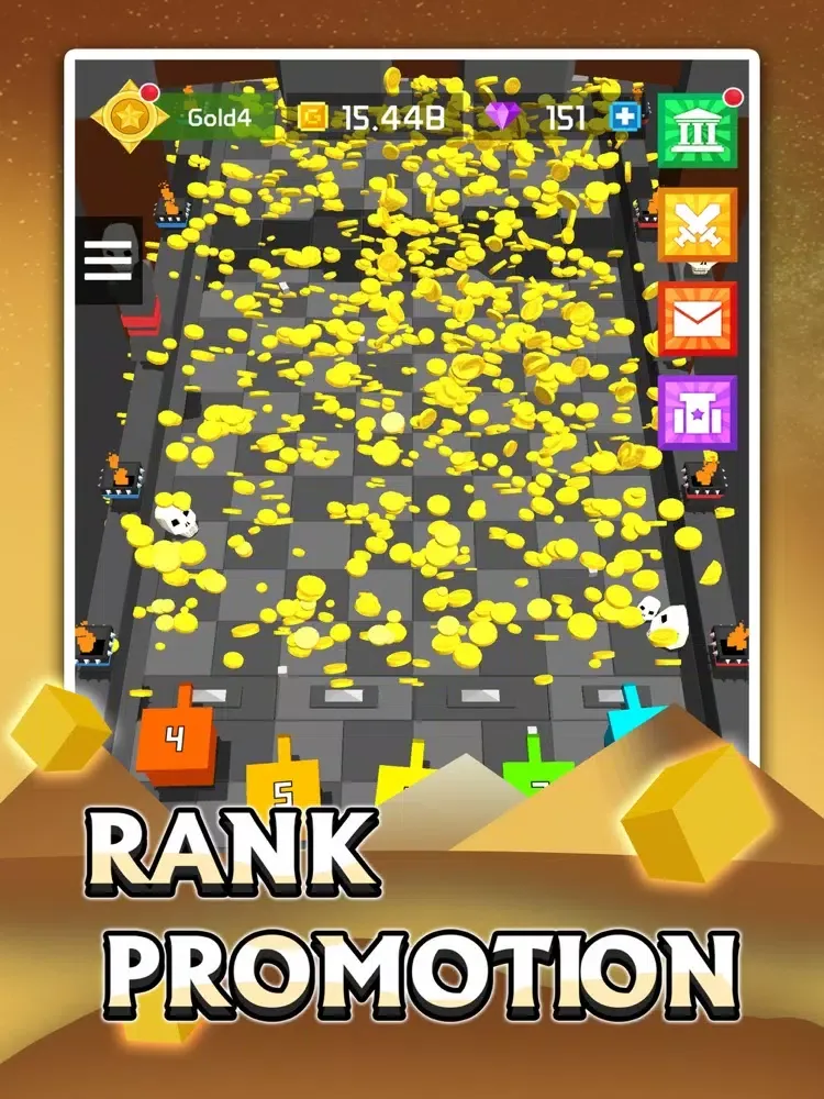 ภาพหน้าจอของ Battle of Cubes - Idle Games iPad 