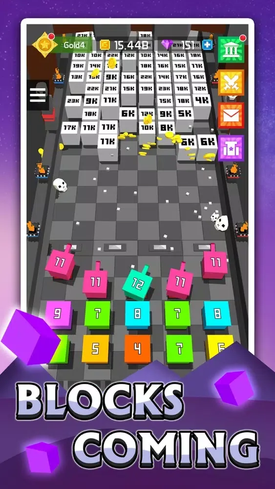 ภาพหน้าจอของ Battle of Cubes - Idle Games