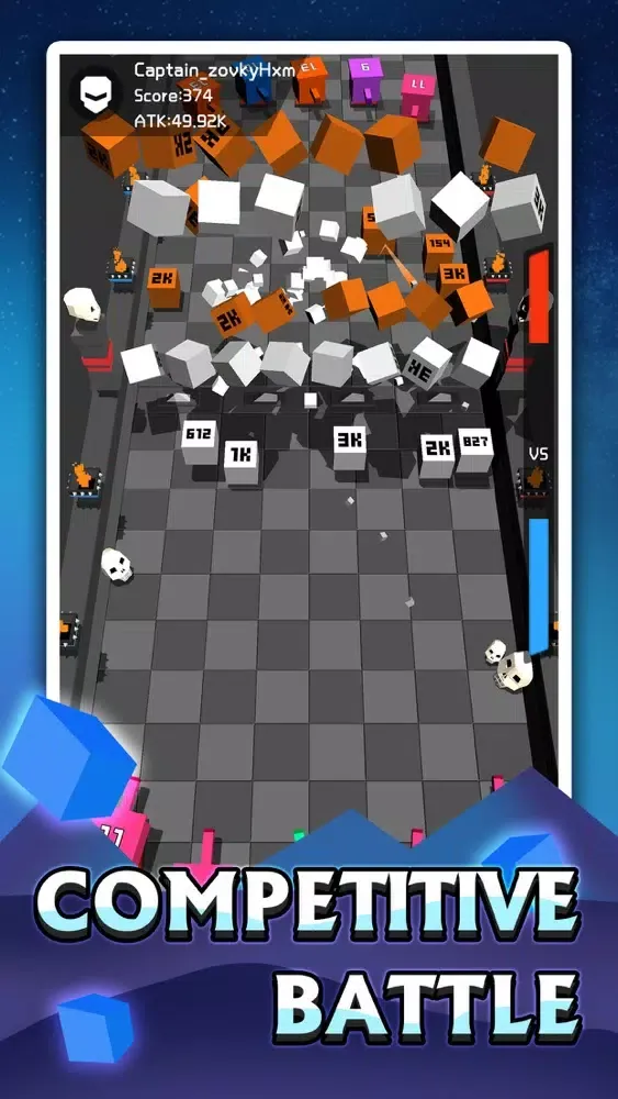 ภาพหน้าจอของ Battle of Cubes - Idle Games