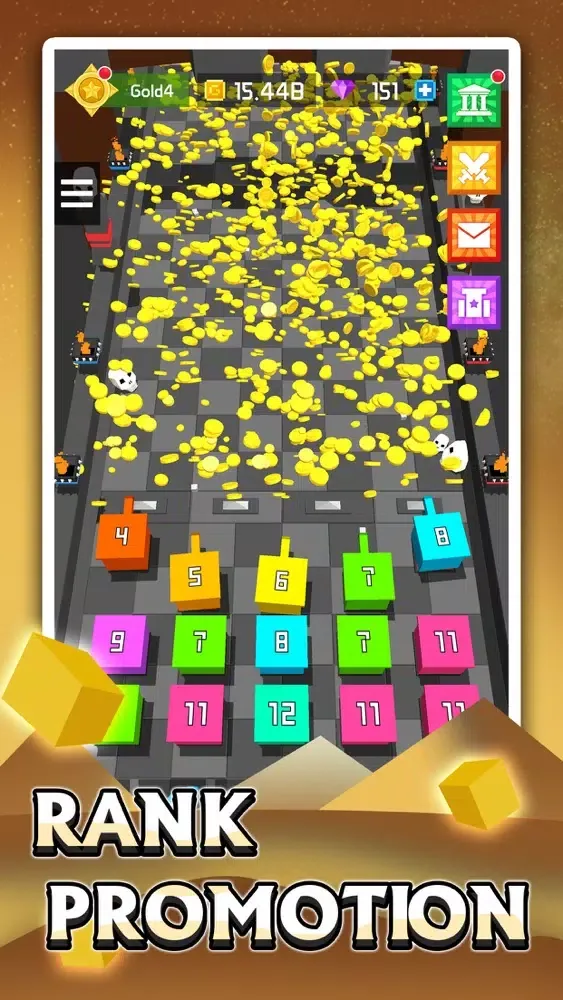 ภาพหน้าจอของ Battle of Cubes - Idle Games