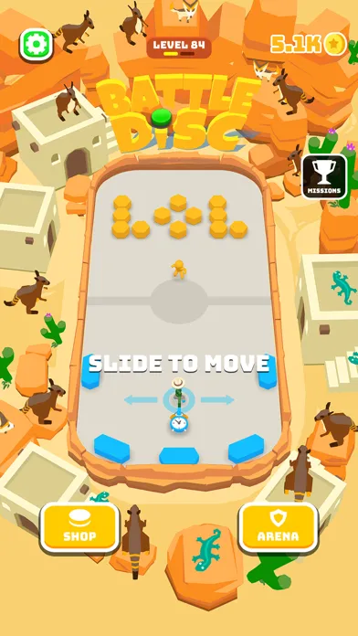 Tangkapan layar Battle Disc