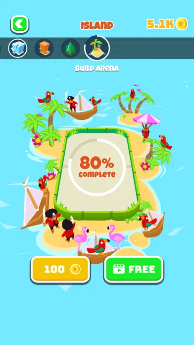 Tangkapan layar Battle Disc