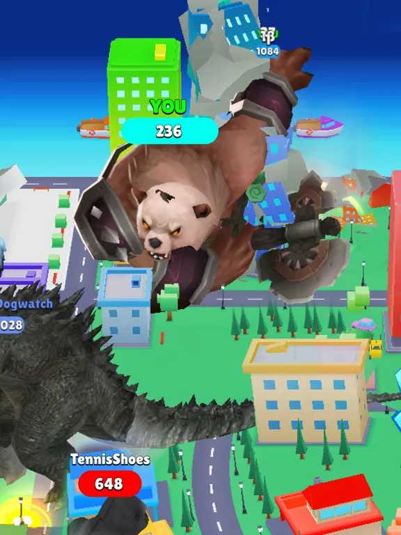 Capturas de pantalla de Crazy Kaiju iPad 