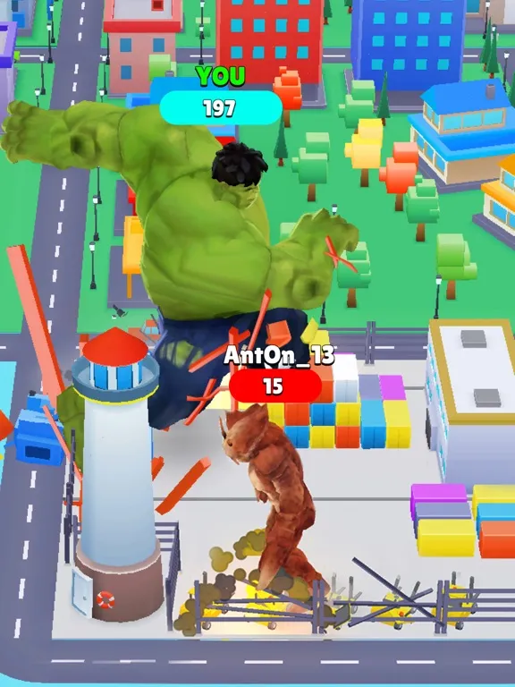 Capturas de pantalla de Crazy Kaiju iPad 