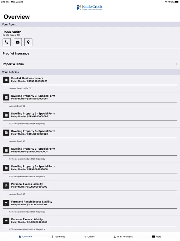 تصاویر Battle Creek Insurance iPad 
