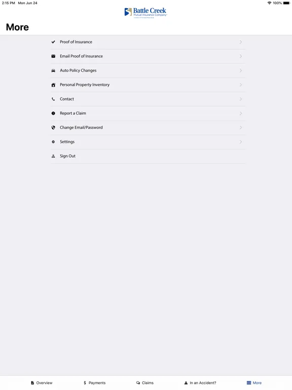 تصاویر Battle Creek Insurance iPad 