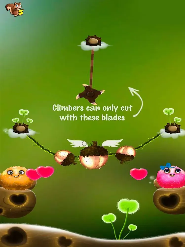 Tangkapan layar Cut Rope Heroes iPad 