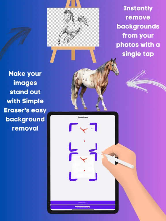 ภาพหน้าจอของ Eraser & Background Remover iPad 