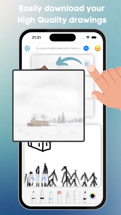 Shake Brush & AI Painting স্ক্রিনশট