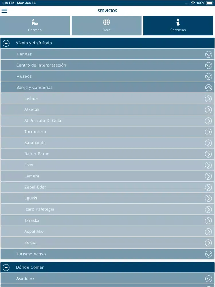 Скриншоты Bermeoko Udala iPad 