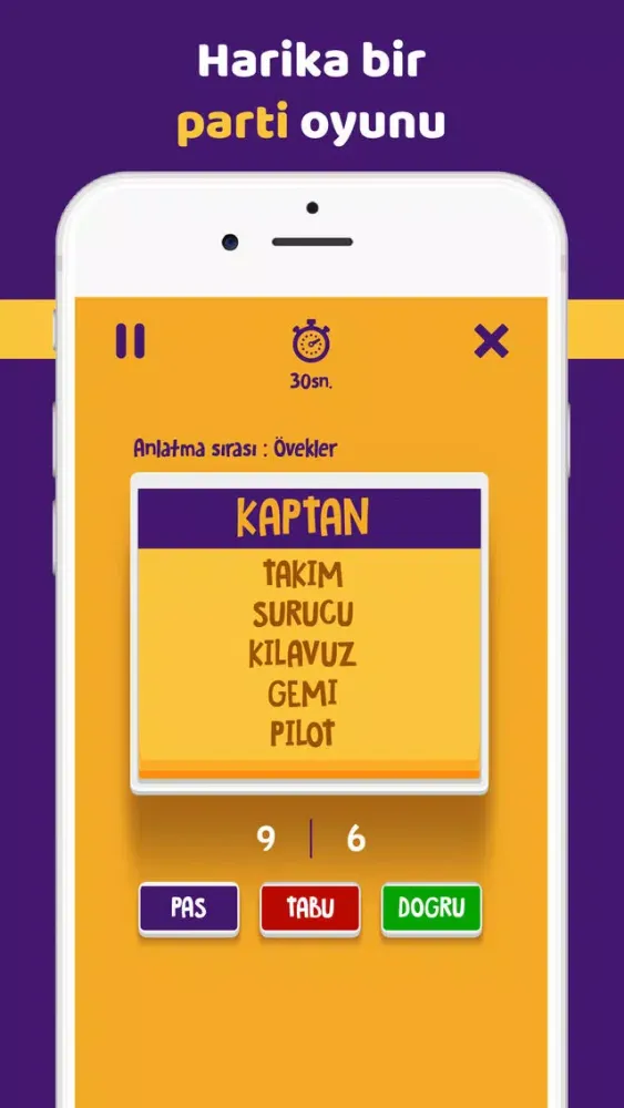Screenshot di Tabukolik Kelime Tahmin Oyunu