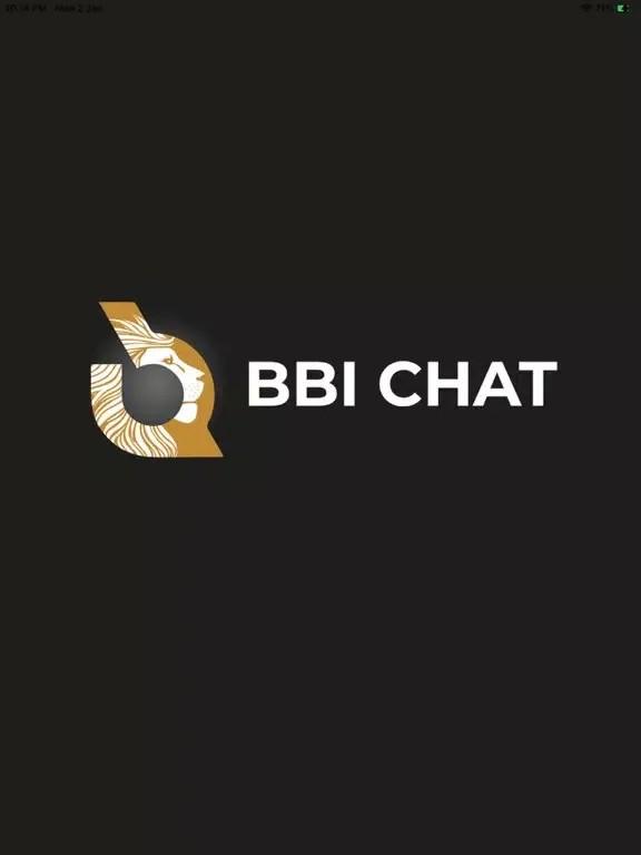 Tangkapan layar BBI CHAT iPad 