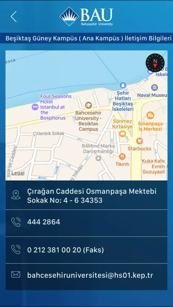 Ảnh chụp màn hình của BAU
