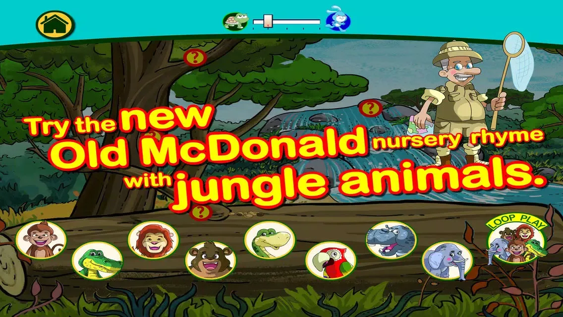 ภาพหน้าจอของ Old McDonald Had a Jungle