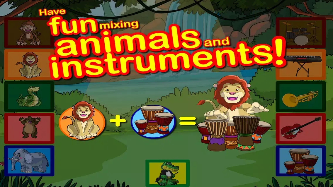 ภาพหน้าจอของ Old McDonald Had a Jungle