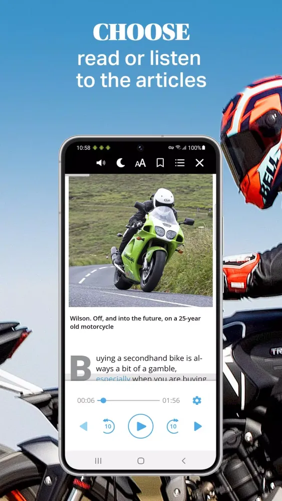 Capturas de tela do Bike
