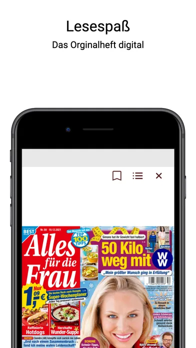 Alles für die Frau ePaper Ekran Görüntüleri