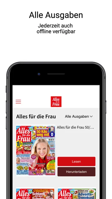 Alles für die Frau ePaper Ekran Görüntüleri