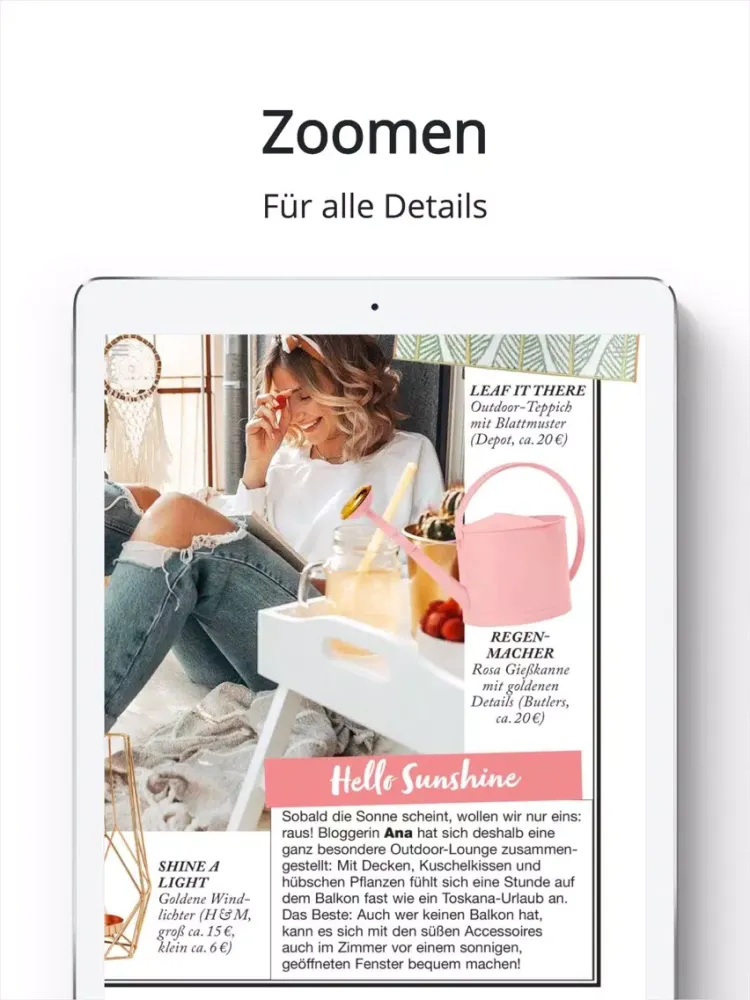 Captures d'écran de JOY ePaper iPad 